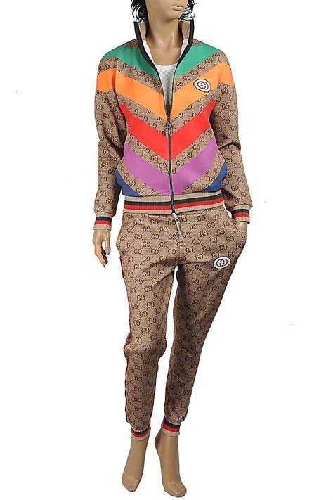 gucci suit womens|gucci jogging suit women.